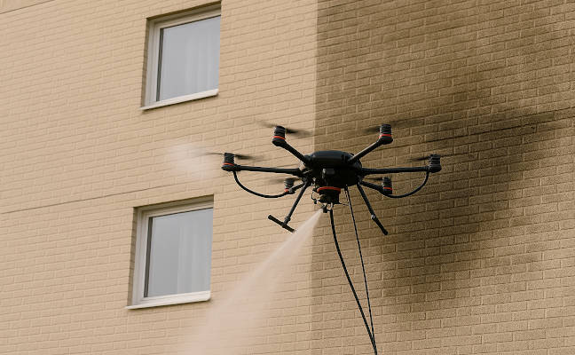 Nettoyage surfaces vitrées Pays Salonais Heliclean