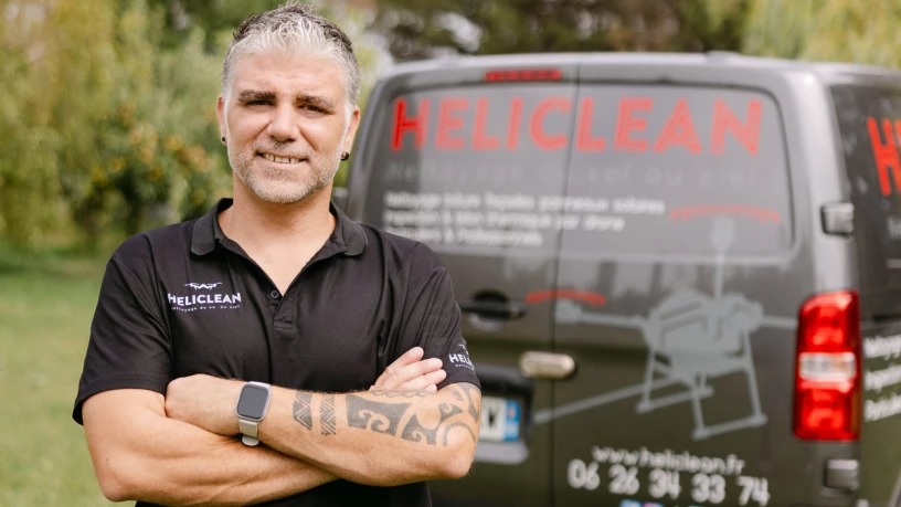 Drone Heliclean en intervention – Mise en avant de la technologie